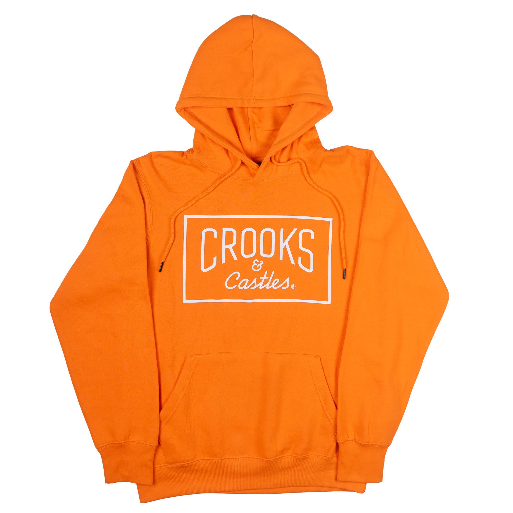 CROOKS & CASTLES HOODIE ORANGE - CC06HD
