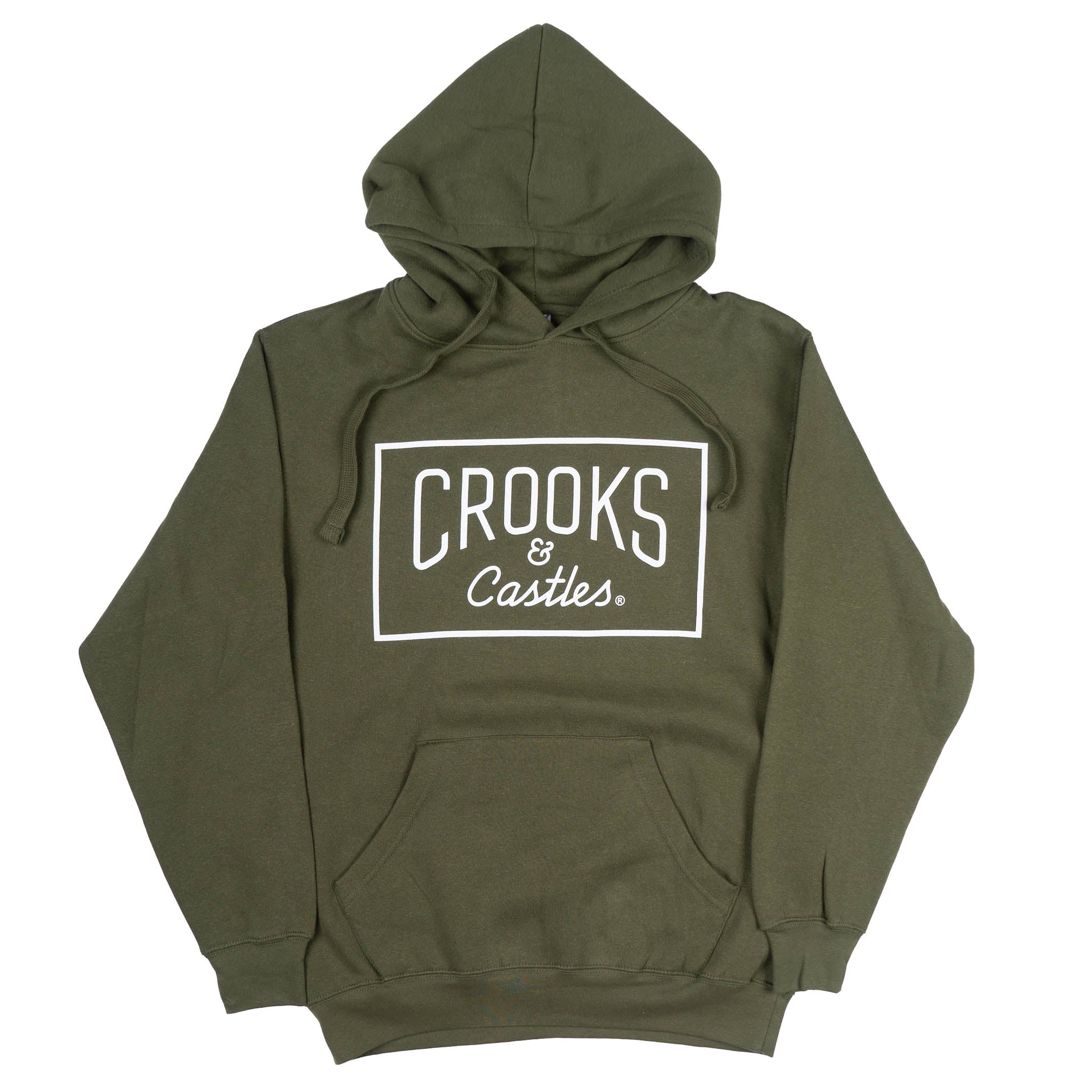 CROOKS & CASTLES HOODIE MILITARY  - CC06HD