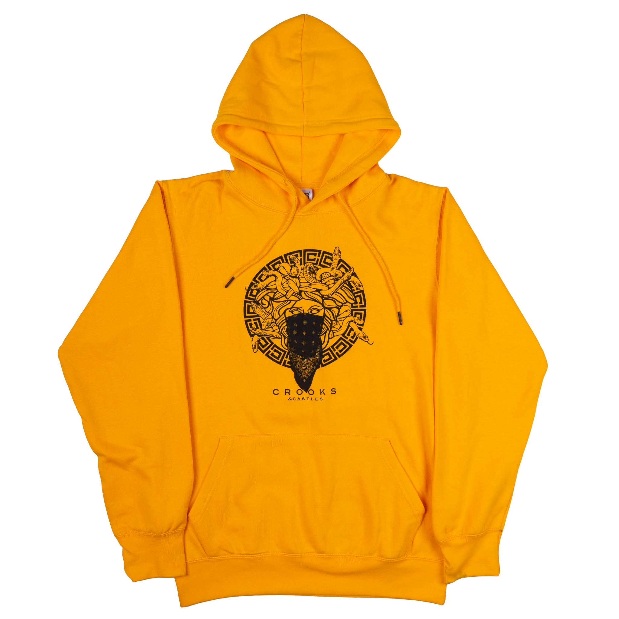 CROOKS & CASTLES HOODIE YELLOW - CK05HD