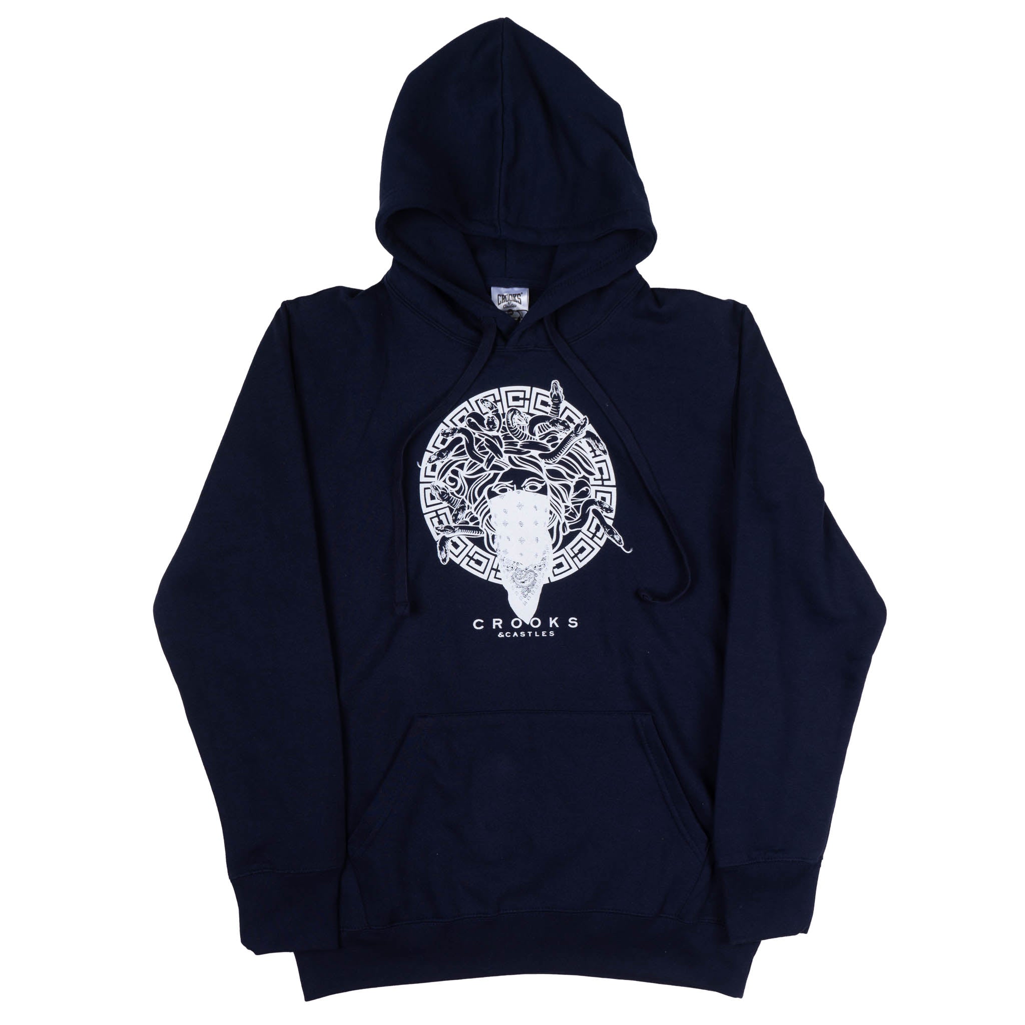 CROOKS & CASTLES HOODIE NAVY - CK05HD