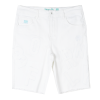 BORN FLY DENIM LOGO SHORTS WHITE - 2303D4643