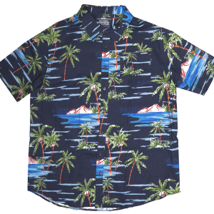 PARISH NATION BUTTON DOWN S/S SHIRT NAVY - N07W2603