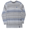 ZOO YORK LONG SLEEVE THERMAL GREY MARLED  - ZY31L66