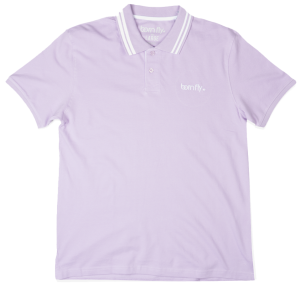 BORN FLY S/S POLO SHIRT ORCHID - 2306P4697