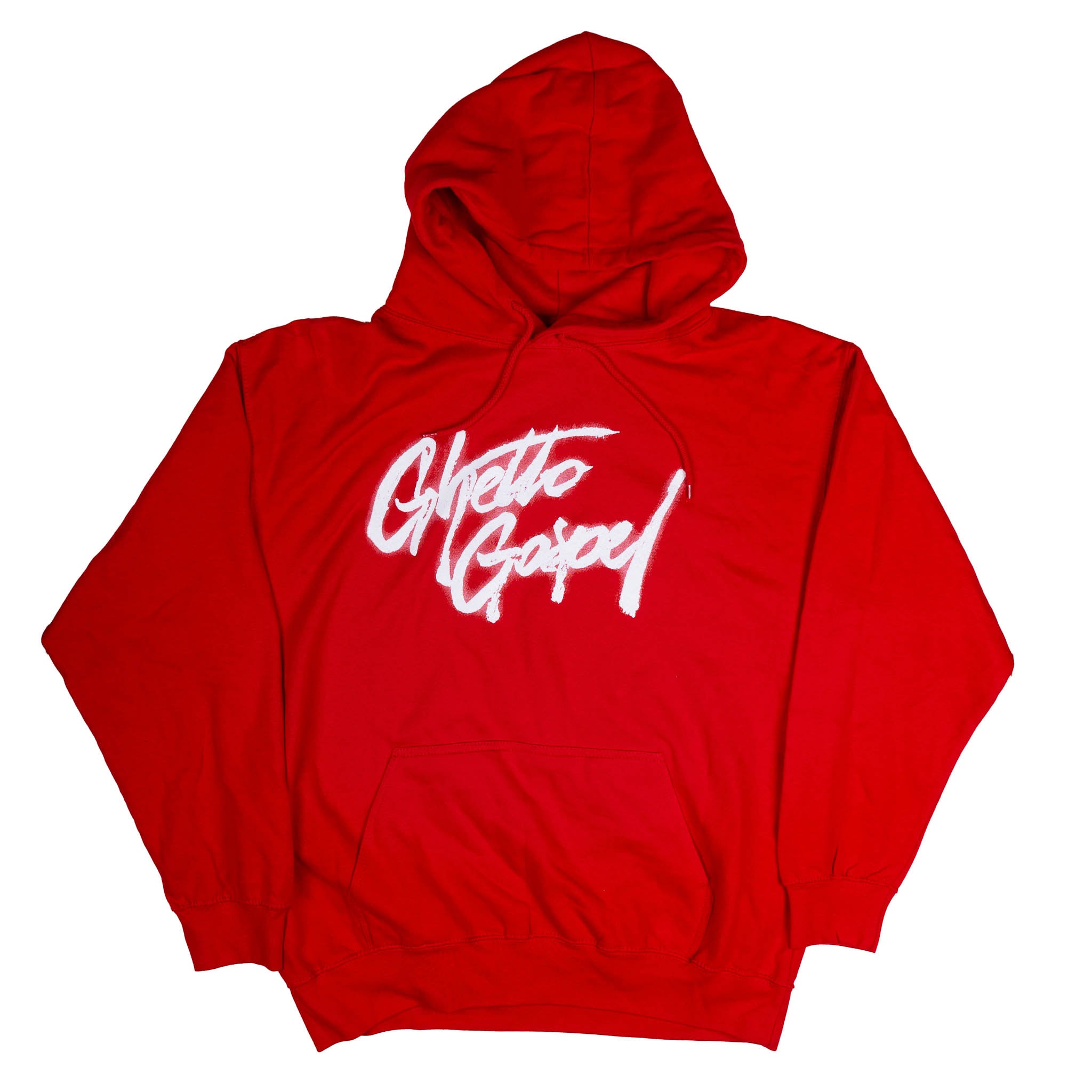 GHETTO GOSPEL TOUR HOODIE RED - GHETTO GOSPEL